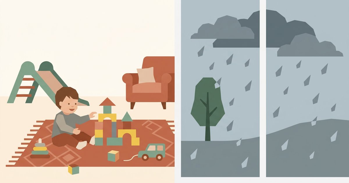 Uitjes met je peuter bij regen: wat werkt en wat niet